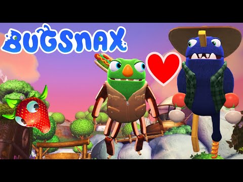 WE CATCH A BBQ BUNGER AND WHITE CHEEPOOF IN BUGSNAX