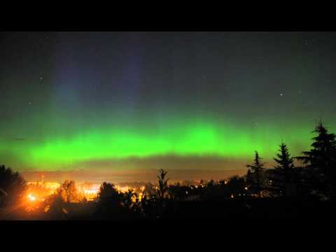 Northern Lights, Victoria, BC, Canada - July 15, 2012