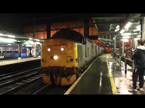37688 + 37419 Thrash Carlisle on 3S96 Kingmoor - Kingmoor RHTT 18/10/2013