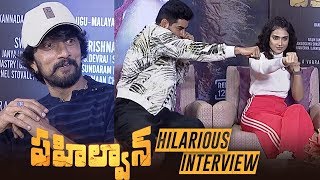 Pailwaan Movie Team Interview | Kichcha Sudeep, Aakanksha Singh,Kabir Duhan Singh video