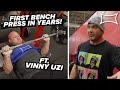 Helping Vinny Uzi Bench for the First Time in YEARS!
