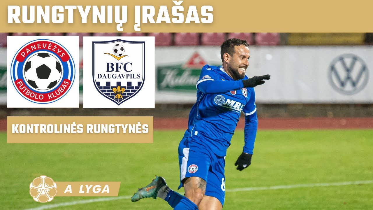 FK Panevėžys vs B Daugavpils Highlights