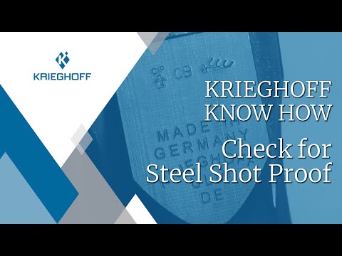 Krieghoff "Know How" - Check for Steel Shot Proof