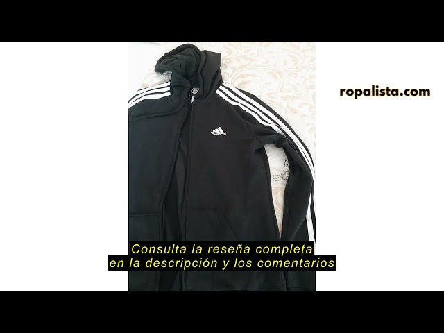 Vídeo relacionado con adidas Mujer Essentials Small Logo French Terry Hoodie Sweatshirt, White/Black, M