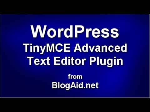 comment installer tinymce wordpress