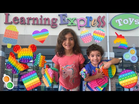 ONDE COMPRAR OS FIDGET TOYS POP IT MAIS RAROS DOS ESTADOS UNIDOS SHOPPING AT LEARNING EXPRESS