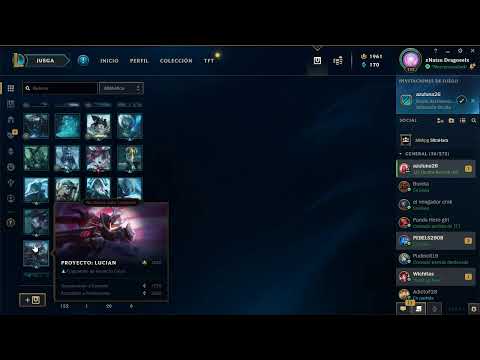 Comprando paquete de 30 orbes mecha en lol