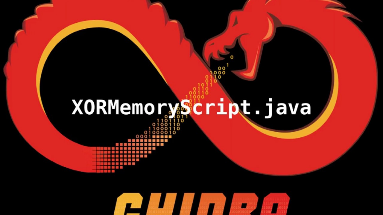 Ghidra: XORMemoryScript (to XOR decode strings)