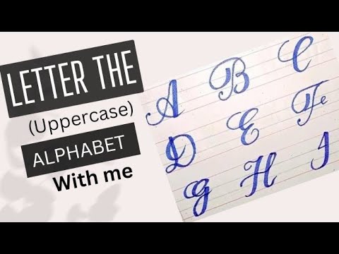 "Mastering the Art of Alphabets Calligraphy: Tips and Techniques| A to Z alphabet calligraphy