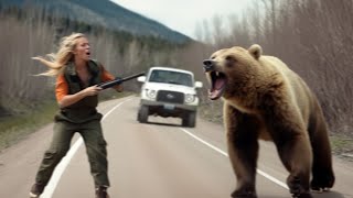Mother Bear Takes REVENGE on Hunters After They Shoot Her Cub
