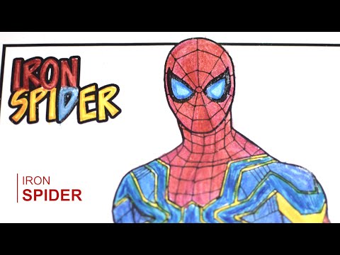 Colouring Time Lapse - Iron Spider (Avengers: Endgame)