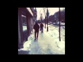 Man ice skates down frozen street in Canada 