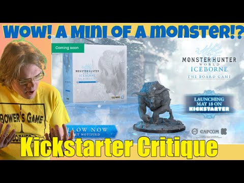 Monster Hunter World Iceborne: The Board Game- Kickstarter Critique Review