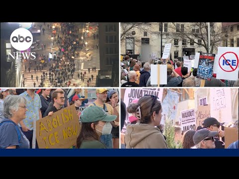 Protestors gather across the US as fallout grows from Minnesota ICE shooting