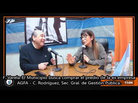 F Varela El Municipio pretende comprar el predio de la ex AGFA - Christian Rodríguez Sec. Gral. de Gestión Pública