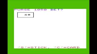 Blackjack (PR Software) for the Commodore VIC-20 / Commodore VC-20