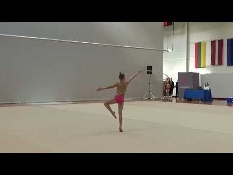 Rastija Saliņa hoop  Ogres pils atklātais kauss mākslas vingrošanā 2022