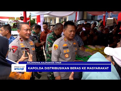 POLDA KALTIM LAKSANAKAN GERAKAN PANGAN MURAH