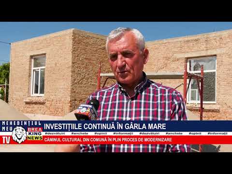 INVESTIȚIILE CONTINUĂ ÎN GÂRLA MARE - CĂMINUL CULTURAL DIN COMUNĂ ÎN PLIN PROCES DE MODERNIZARE