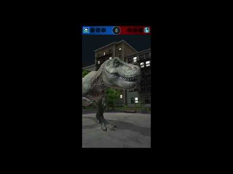 Boosted REXY vs. Trykosaurus, Dilophoboa and Alloraptor (Jurassic World Alive)