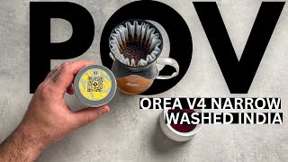 Day 1: Indian Coffee Brewed with Orea V4 Narrow | Coffee Advent Calendar POV