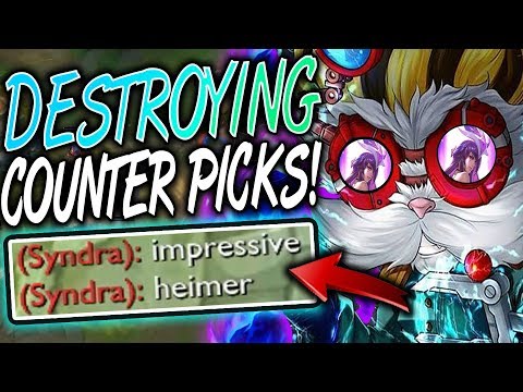 DON'T EVEN TRY TO COUNTER MY HEIMERDINGER! BEST HEIMERDINGER HIGHLIGHTS - League of Legends
