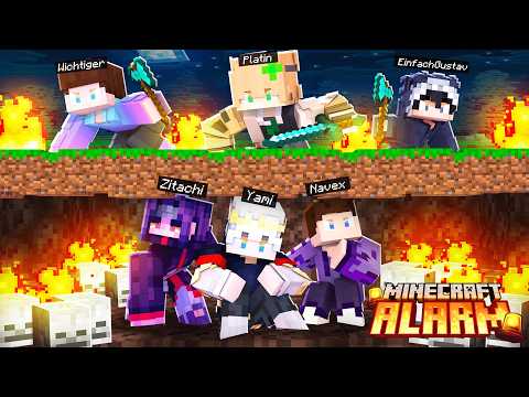 Wir WERDEN GEJAGT und ICH STERBE SO DUMM (Minecraft Alarm)