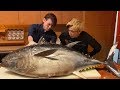 大食いファイター谷やんに70キロ100万円のマグロ奢ってみた