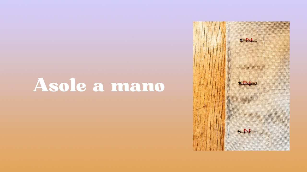 ASOLE A Mano | Occhielli con Virgolina