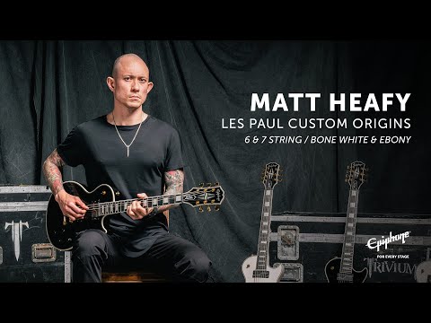 Epiphone Artist Matt Heafy Signature Les Paul Custom Origins - Ebony image 13