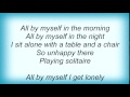 Ella Fitzgerald - By Myself Lyrics