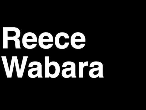 How to Pronounce Reece Wabara Manchester City Football Goal Penalty Kick Yellow Red Card Injury