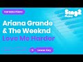 Love Me Harder (Lower Key - Piano Karaoke demo ...