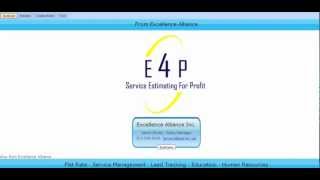 Vidéo de Excellence Alliance Service Estimating 4 Profit (E4P)