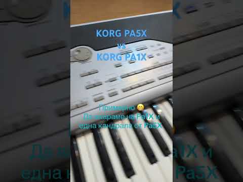 KORG PA5X vs KORG Pa1X  #music #korgpa5x #korg #live #ritmosparakorgpa700 #korgpa1x