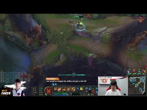 [CC] SKT T1 Faker : Wolf's Lulu Support, from the expected bush [ Full Game ]