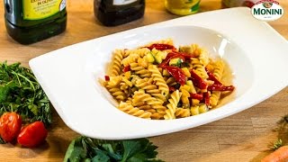 Przepis - Fusilli z warzywami z patelni | Monini