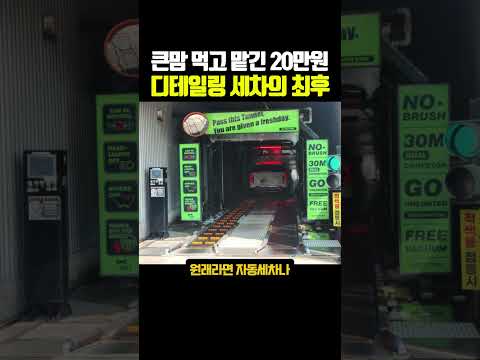 큰맘 먹고 맡긴 20만 원 디테일링 세차의 최후