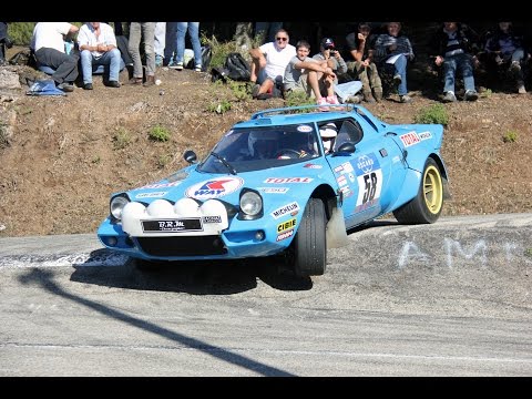 Lancia Stratos Historic rally car group 4 pure engine sound
