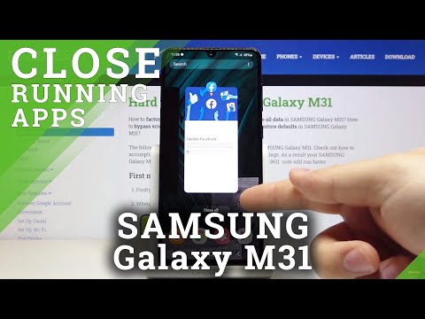 How to Turn Off Running Apps in SAMSUNG Galaxy M31 – Close Background Apps