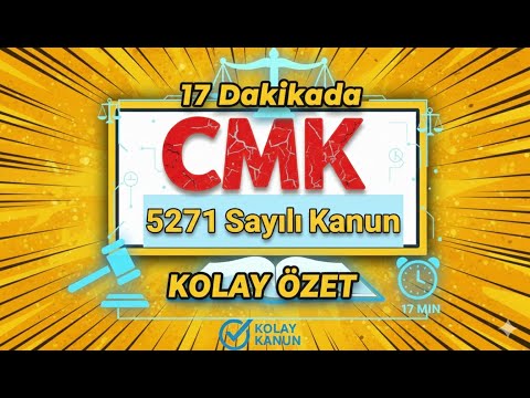 Criminal Procedure Code (CMK) Quick Review | 17-Minute Summary Video