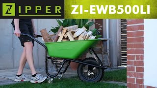 Elektrické motorové kolečko EWB500Li Zipper - 75l