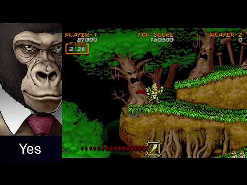 PlayStation 1 Daimakaimura (Ghouls 'n Ghosts), Expert, No Continues