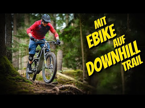 Mit dem E Bike auf der Downhill Strecke? Na Logo, warum denn nicht? 😄 | toffer
