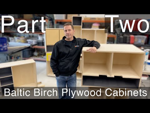 Kerf-Style Baltic Birch Plywood and Laminate Cabinets--Full Kitchen Build and Install--Part 2