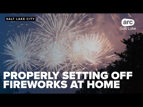 How to properly light off fireworks