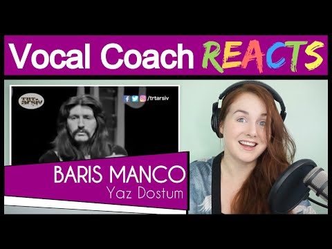 Vocal Coach reacts to Barış Manço - Yaz Dostum (Live)