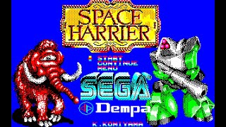 Sharp X1 Game: Space Harrier (1988)