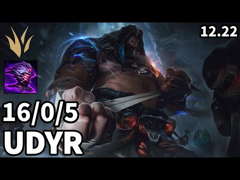 Udyr Jungle vs Kindred - EUW Master | Patch 12.22