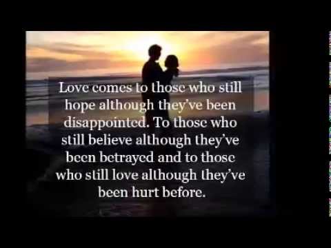 It Hurts To Love Someone And Not Be Love In Return